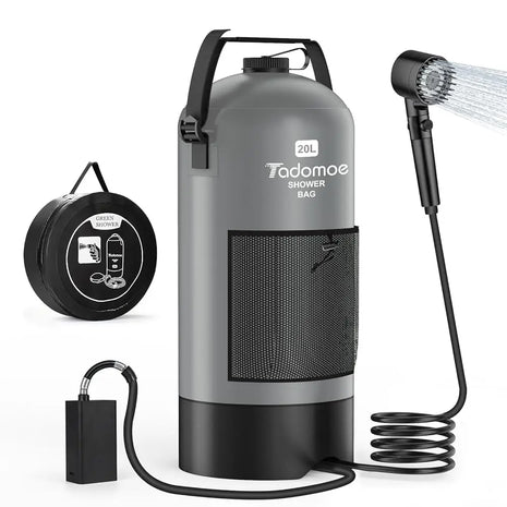 Rechargeable Camping Shower Bag 20L