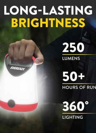 2-Pack Water Resistant LED Camping Lantern – 100 Hour Runtime
