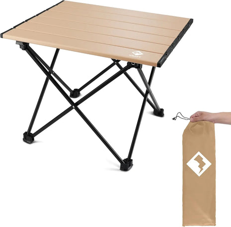 Ultralight Aluminum Folding Camping Table with Carry Bag