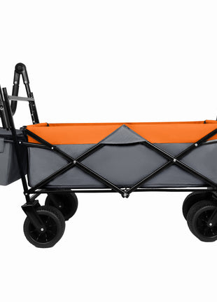 480 lbs Camping Wagon with Canopy & All-Terrain Wheels