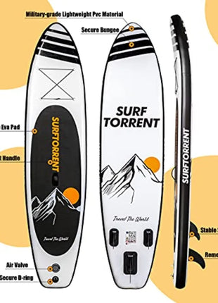Premium Inflatable Stand Up Paddle Board Kit with Accessories
