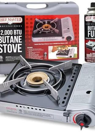 12000 BTU Portable Butane Camping Stove