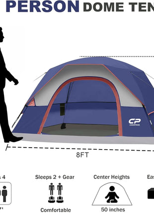 4 Person Waterproof Camping Tent