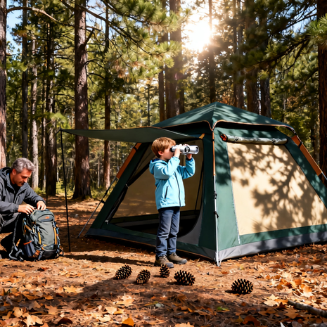 Quick Pop Up Camping Tent for 2-4 Person Outdoor Shelter