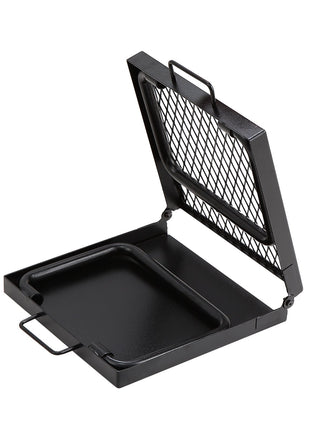 Portable Folding Campfire Grill with Carry Bag