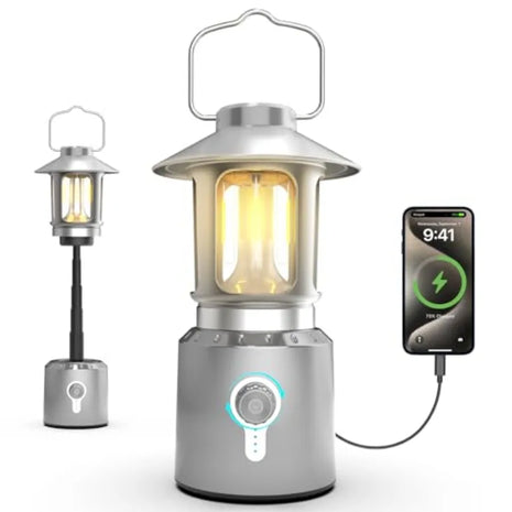8000mAh Rechargeable Vintage Camping Lantern